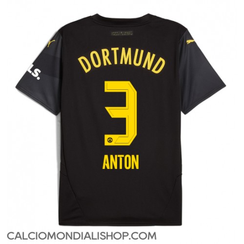 Maglie da calcio Borussia Dortmund Waldemar Anton #3 Seconda Maglia 2024-25 Manica Corta